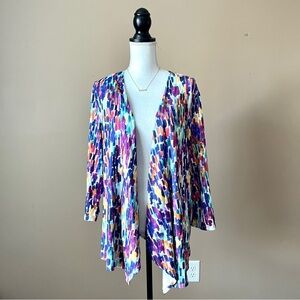 TRAVEL ESSENTIALS | Multicolored Open Cardigan Sz XL